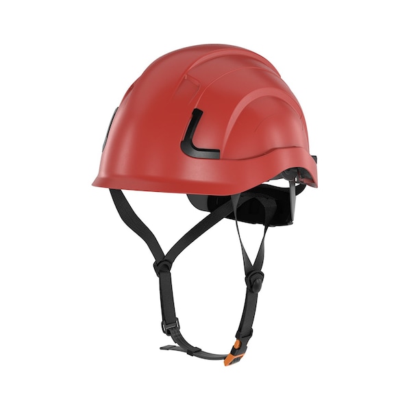 Defender Safety Safety Helmets, H2 Series, Acrylonitrile Butadiene Styrene (ABS), Ratchet, Type 2, Class E, Red H2-EH-04 - main
